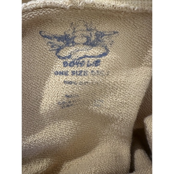 Boys Lie Ask Me If I Care Cropped Hoodie Women's One Size Faded Yellow - Picture 8 of 12